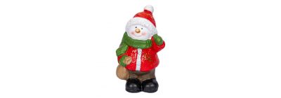 Muñeco de nieve navideño