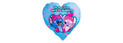 Almohada corazón Stitch tu desastre