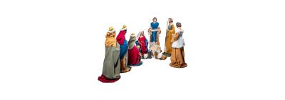 Nacimiento poliresina 11 piezas