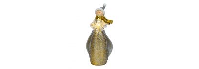 Figura navideña muñeco iluminado