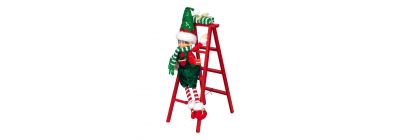 Peluche elfo con escalera
