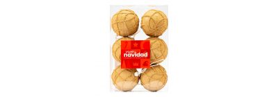 Esferas navideñas beige 8 cm