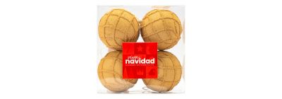 Esferas afelpadas beige 10 cm