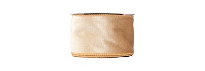 Cinta beige borde costura