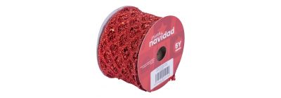 Cinta rombos roja