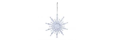 Figura colgante copo de nieve