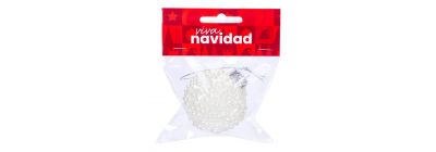 Esfera navideña con perlas