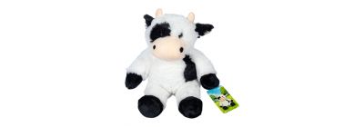 Peluche vaca blanco y negro