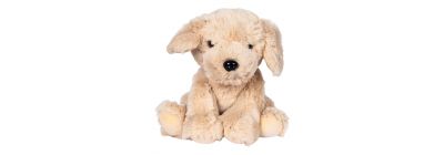Peluche perro beige