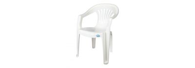 Silla plastica blanco