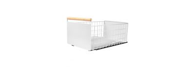 Organizador metálico extraíble blanco