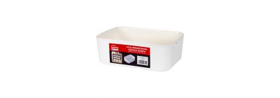 Caja plástica organizadora blanca