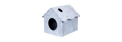 Casa mascota textura gris