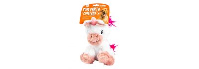 Peluche unicornio mascota rosado
