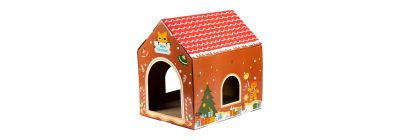 Rascador navideño marrón