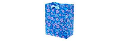 Bolsa de regalo flores y hojas
