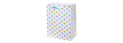 Bolsa diseño puntos multicolor