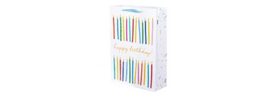 Bolsa cumpleaños con candelas