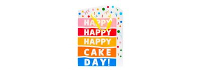 Bolsa de regalo Happy Cake Day
