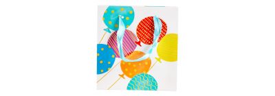 Bolsa diseño globos pequeña
