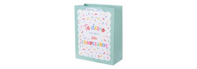 Bolsa de regalo cumpleaños mediana