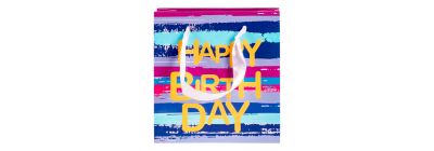 Bolsa de regalo 'Happy Birthday'