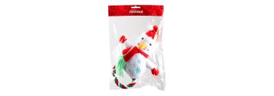 Peluche mascota muñeco nieve