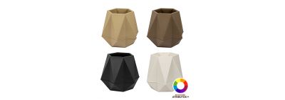 Maceta plástica diseño moderno