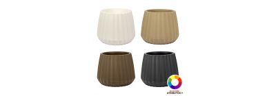 Maceta plástica colores variados