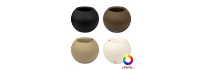 Maceta plástica alargada colores variados