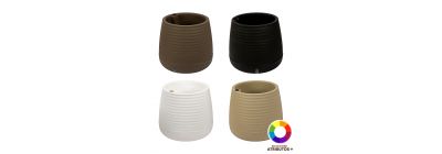 Maceta plástica decorativa