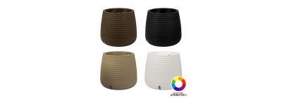 Maceta plástica decorativa