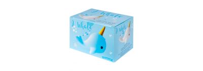 Lámpara plástica ballena 12cm