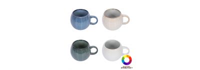 Taza cerámica diseño bola