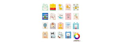 Tarjeta papel diseño surtido