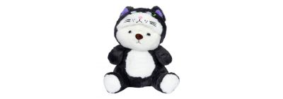 Peluche oso disfraz gato
