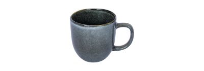 Jarra cerámica gris y negro