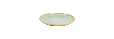 Plato ceramica 21cm celeste