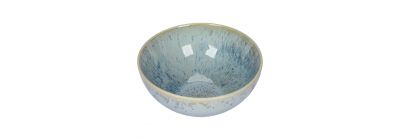 Bowl cerámica estampado celeste+gris