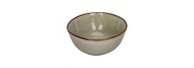 Bowl cerámica gris y marrón