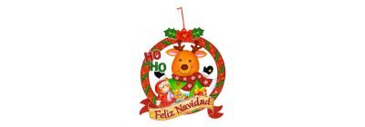 Figura colgante Reno Navidad