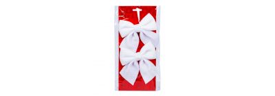 Lazos afelpados blancos 12x15cm