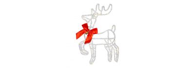 Reno navideño con luz LED