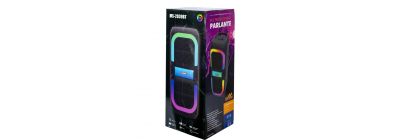 Parlante Bluetooth karaoke negro