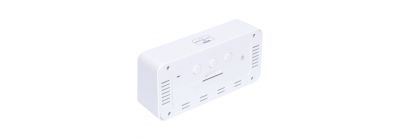 Reloj digital LED blanco