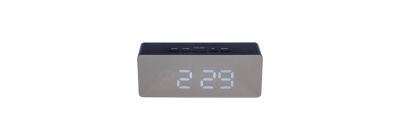 Reloj digital con espejo LED