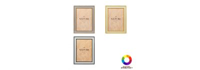 Portarretrato borde madera A4