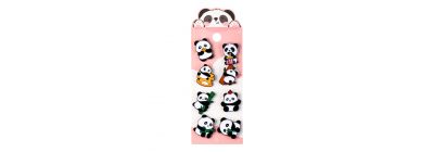 Pin panda 8 piezas surtido