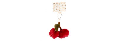 Peluche afelpado cereza