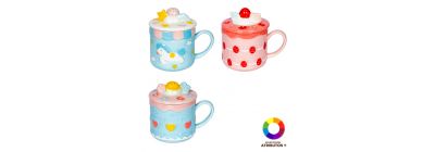 Jarra porcelana con tapa